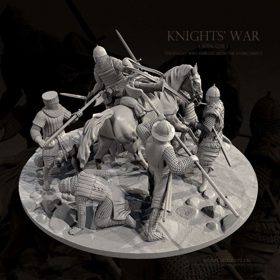 The height of man 25mm 38mm 50mm Resin Soldier model kits figure colorless and self-assembled (3D Printing ) TD-7880/3D