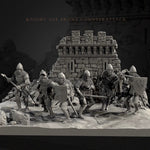 The height of man 25mm 38mm 50mm Resin Soldier model kits figure colorless and self-assembled (3D Printing ) TD-7880/3D