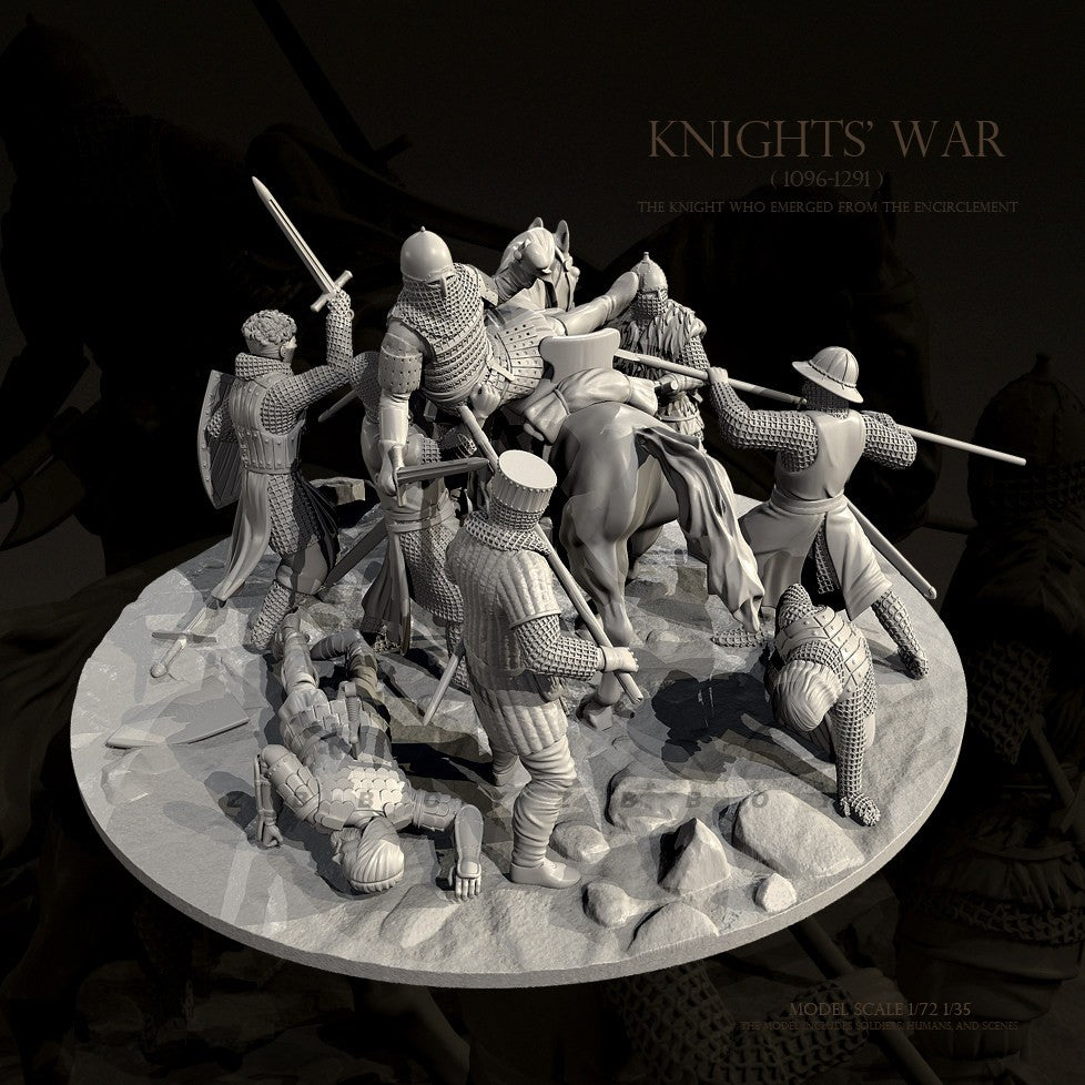 The height of man 25mm 38mm 50mm Resin Soldier model kits figure colorless and self-assembled (3D Printing ) TD-7880/3D